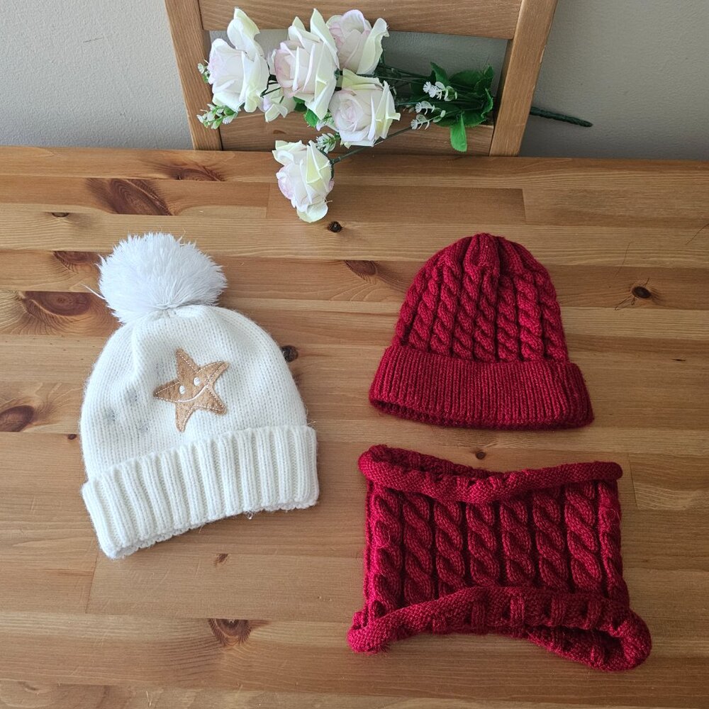 Bundle Baby Hat and mittens- 4pcs - Picture 7 of 8